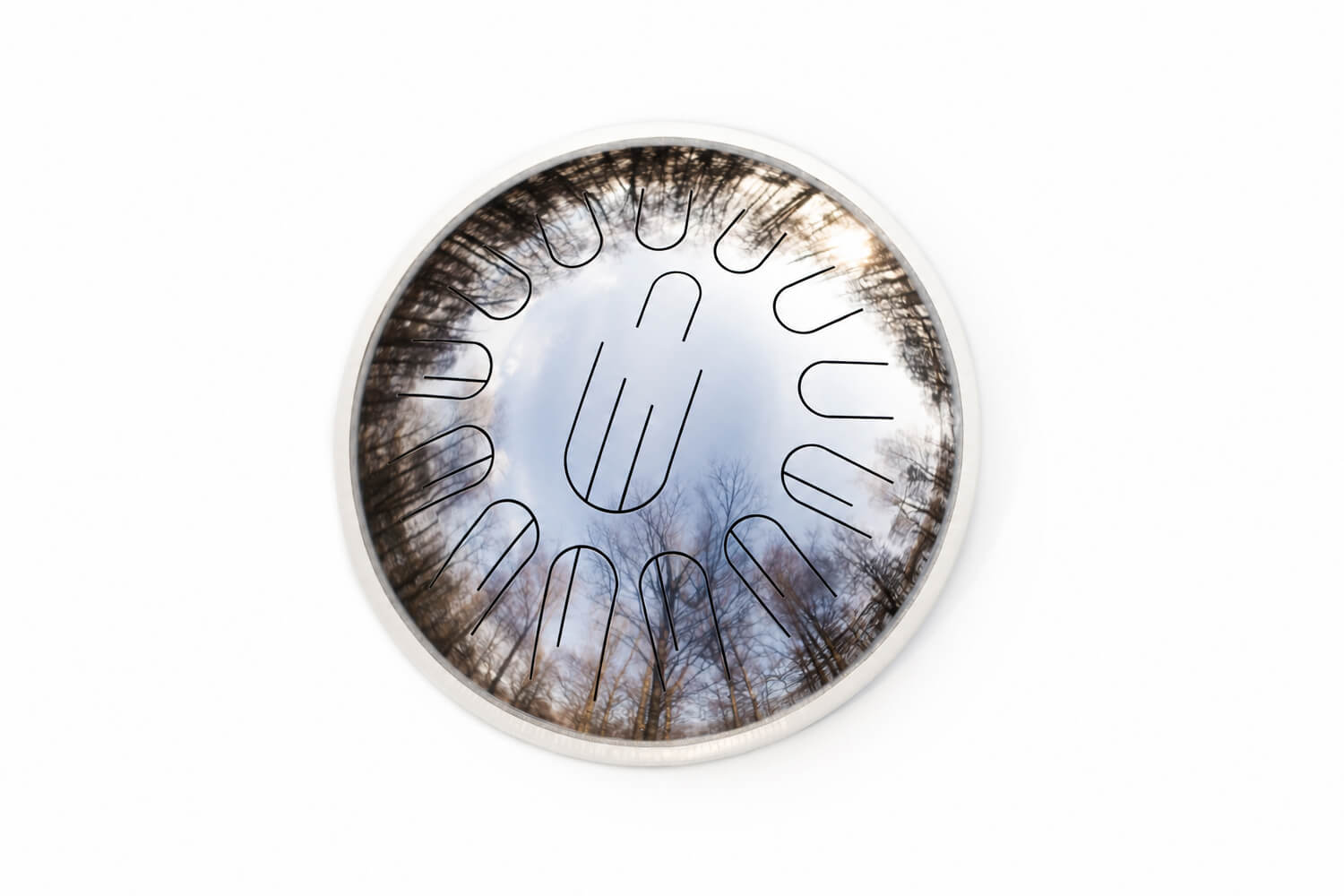 Mini Wave 15 Stainless steel tongue drum