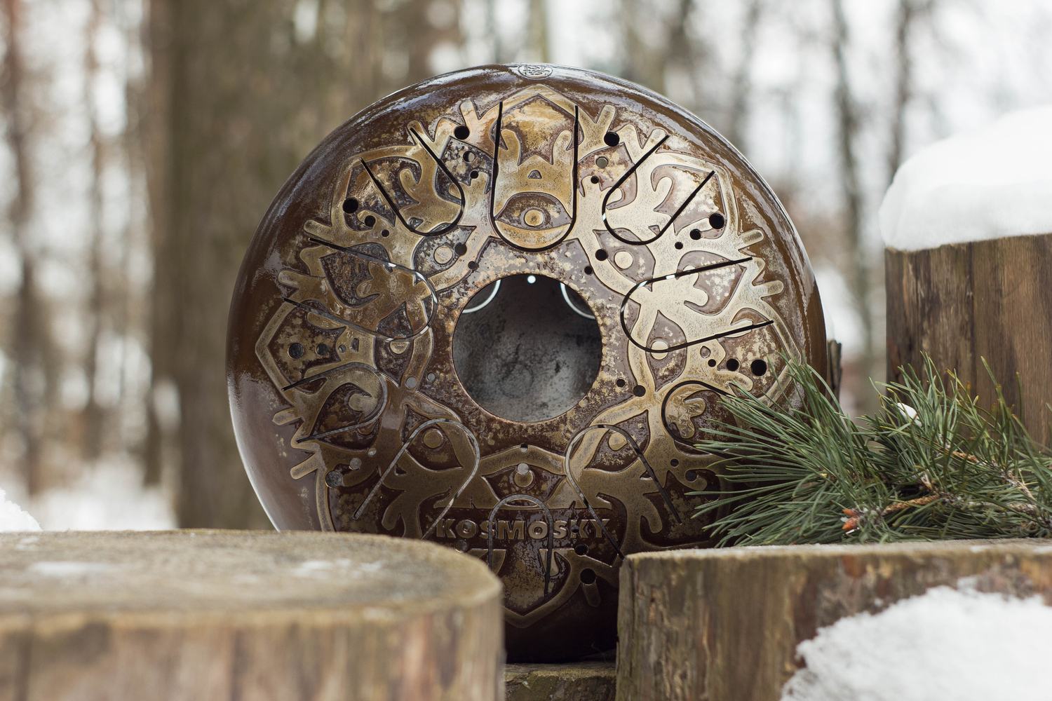 Double-sided tank drum (steel tongue drum) | KosmoSky