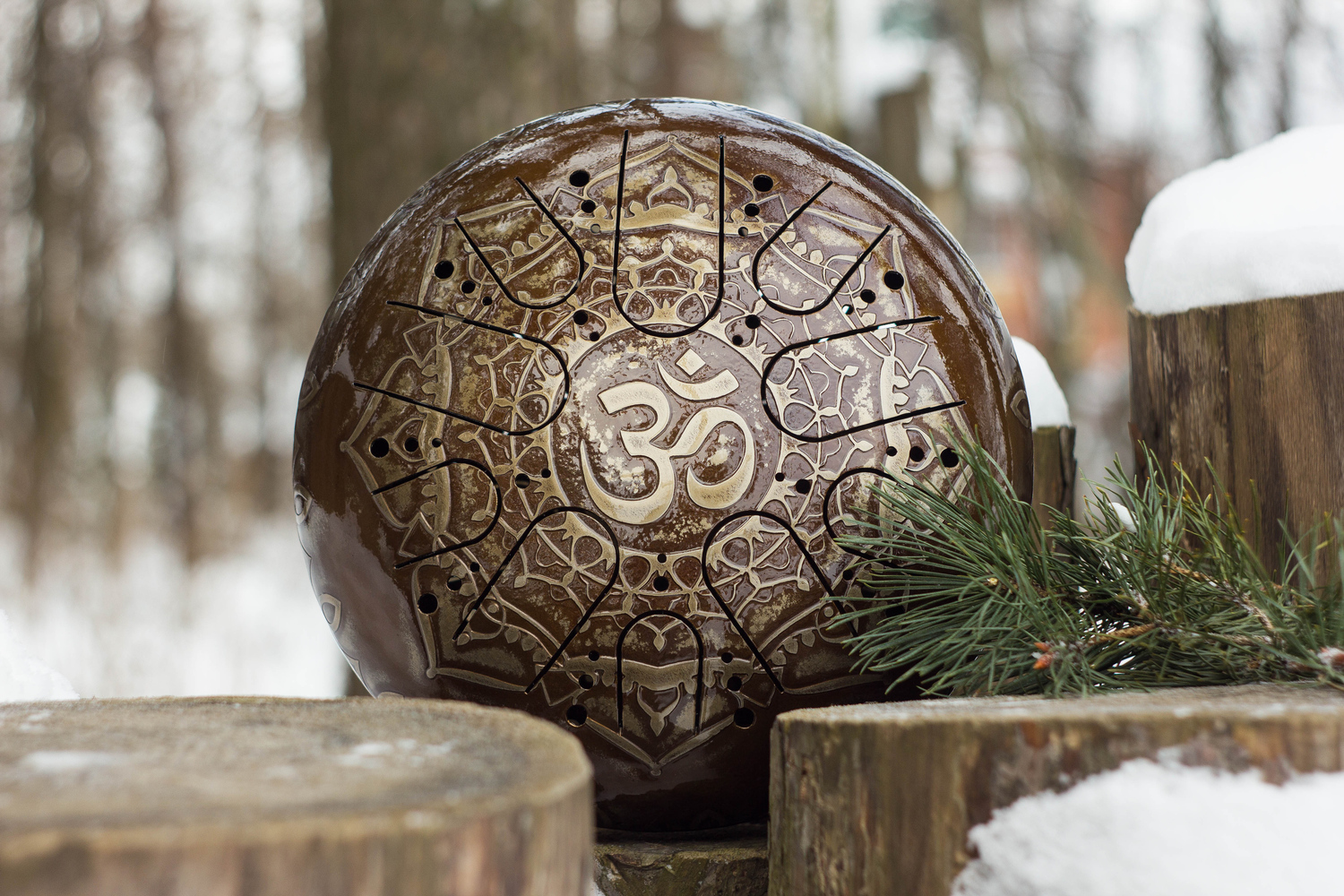 Double-sided tank drum (steel tongue drum) | KosmoSky