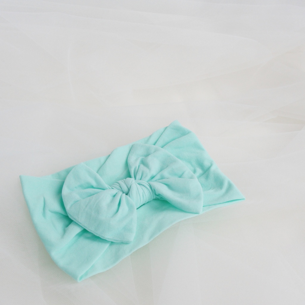 Повязка на голову "Широкий бант" тиффани