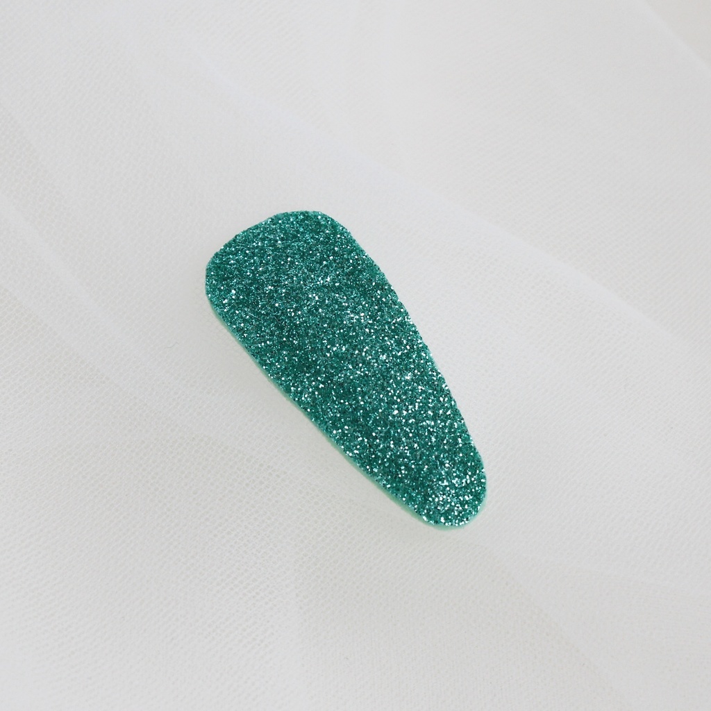 Заколка клик-клак "Блестящая" мятный