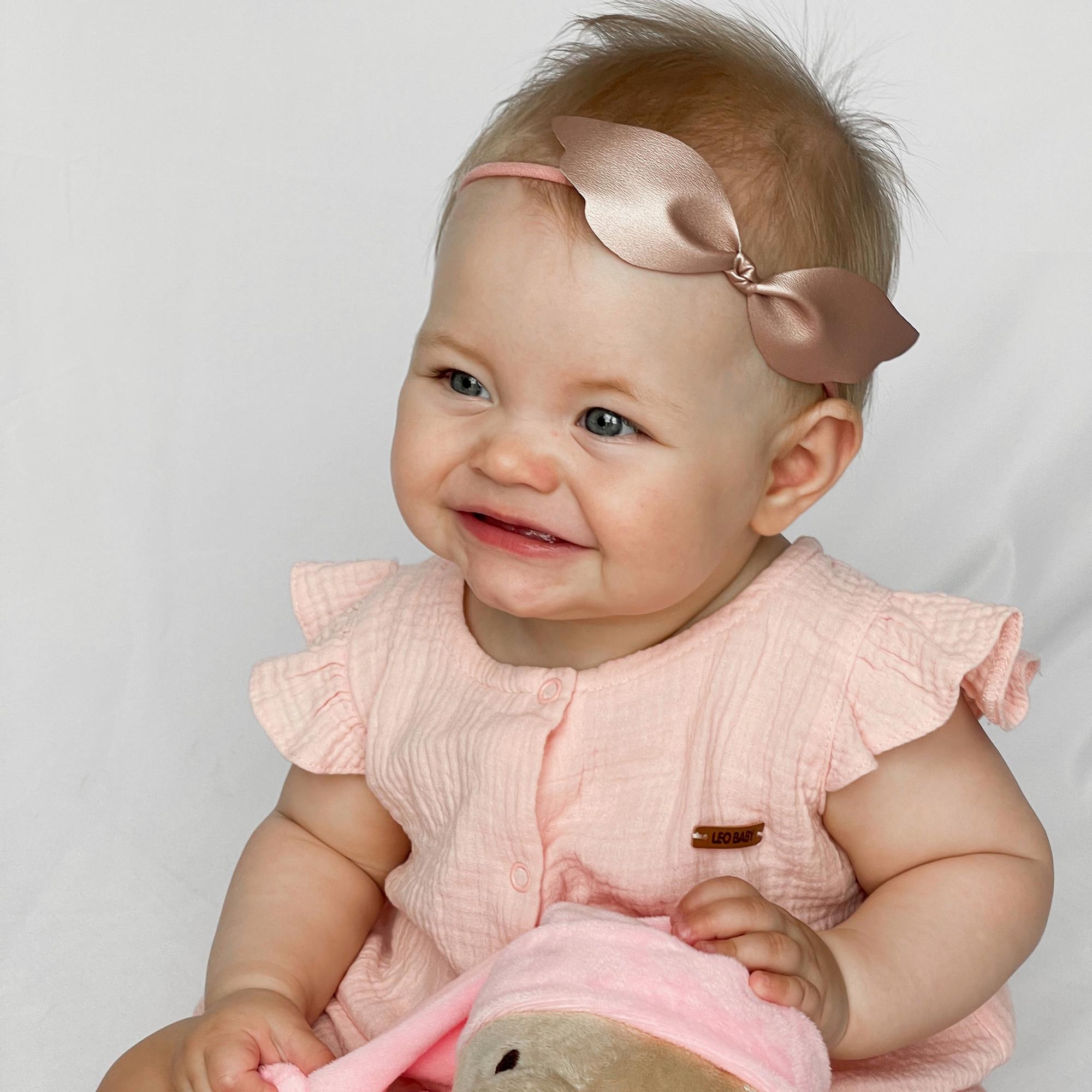 Повязка на голову "Крылья ангела" цвет розовое золото