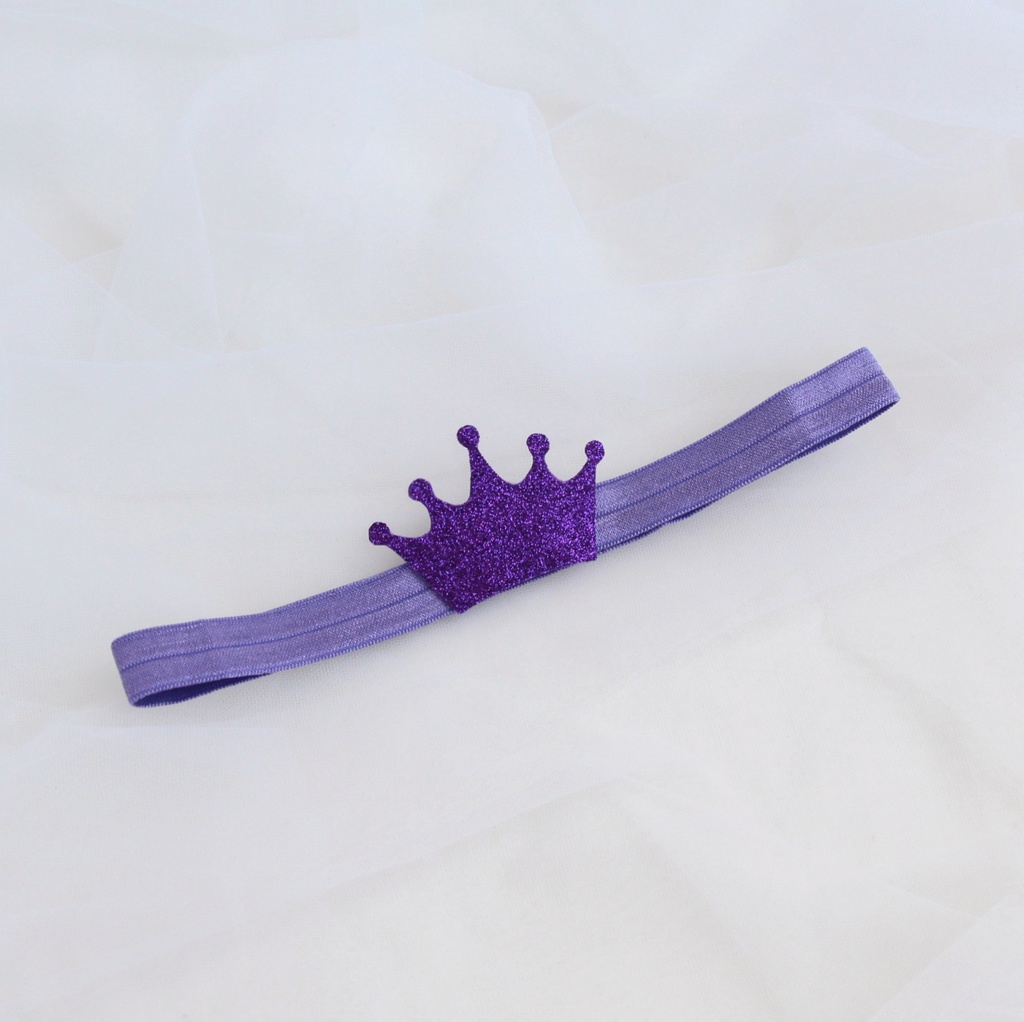 Повязка на голову "Корона" фиолетовый