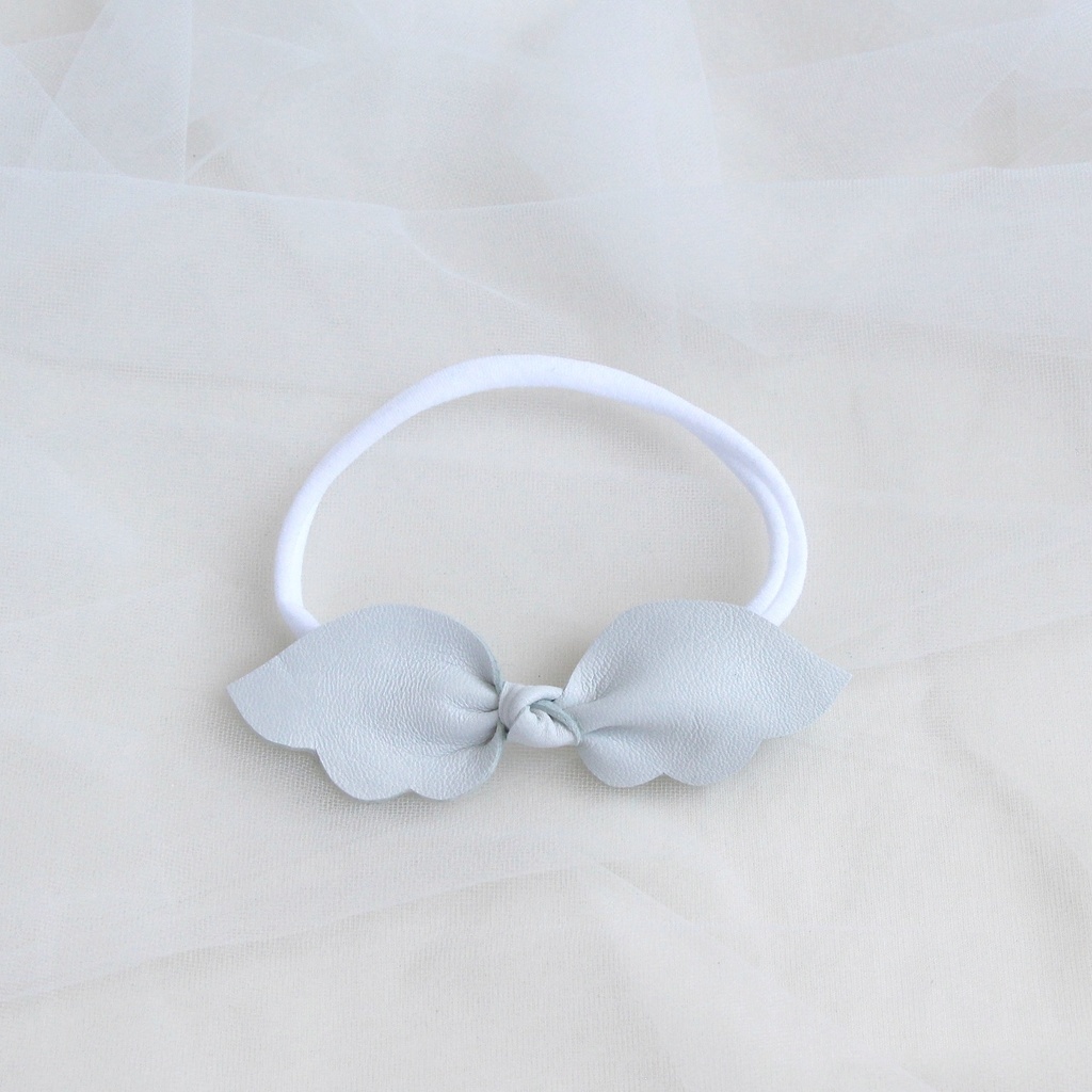 Повязка на голову "Крылья ангела" белый