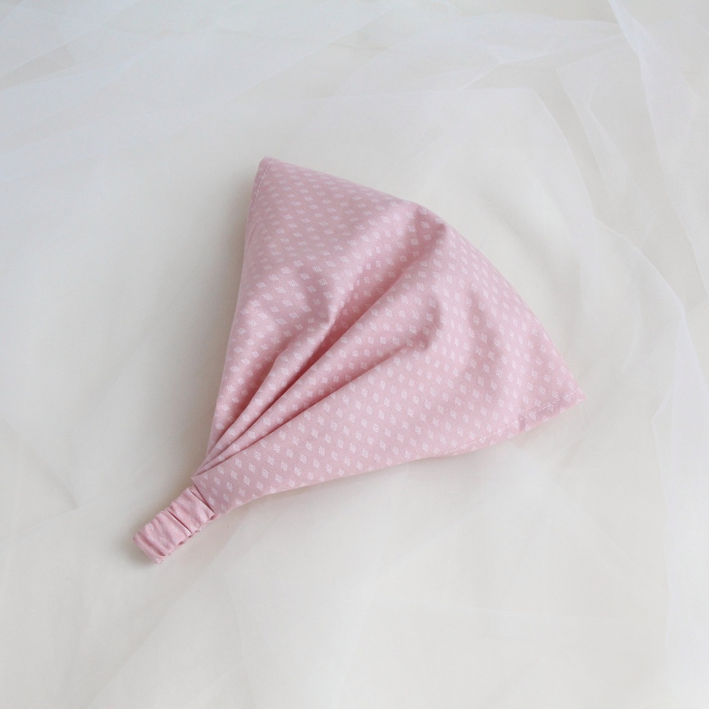 Косынка "Розовая в ромбик"