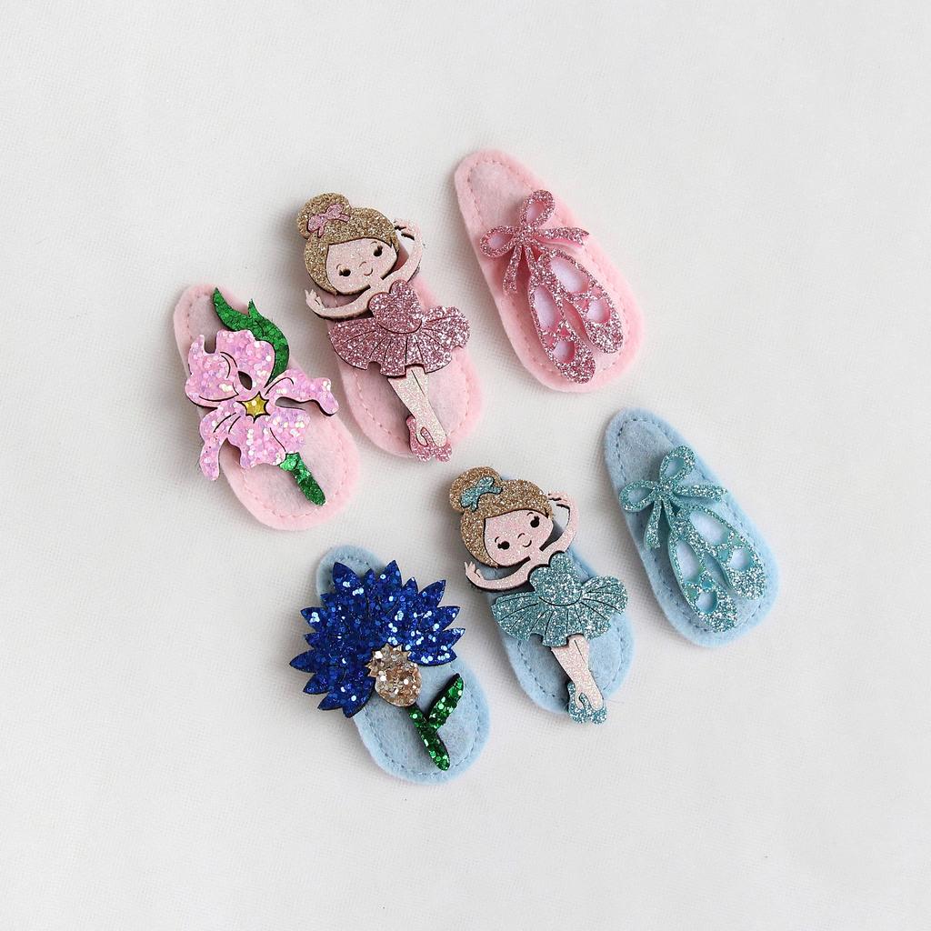 Заколка клик-клак "Блестящие герои и фигурки" в  ассортименте