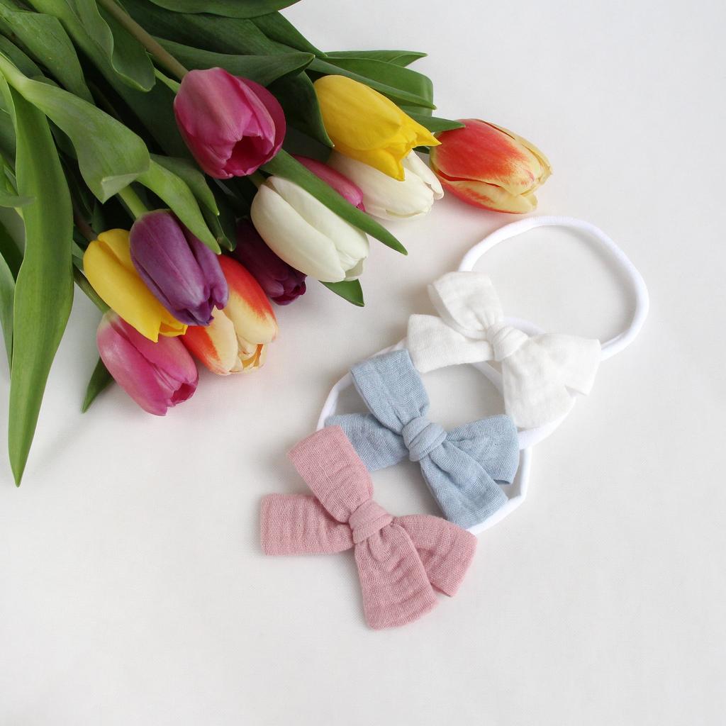 Набор повязок "Муслиновые банты"