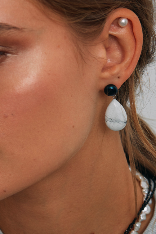 Серьги Лилия