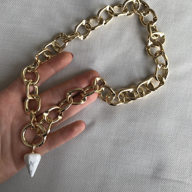 Цепь Алиса gold размер L