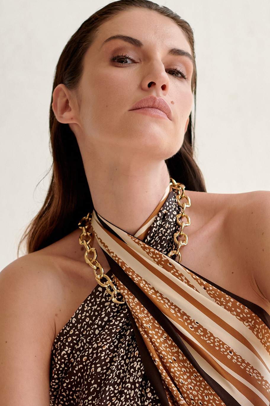 Цепь Алиса gold размер L