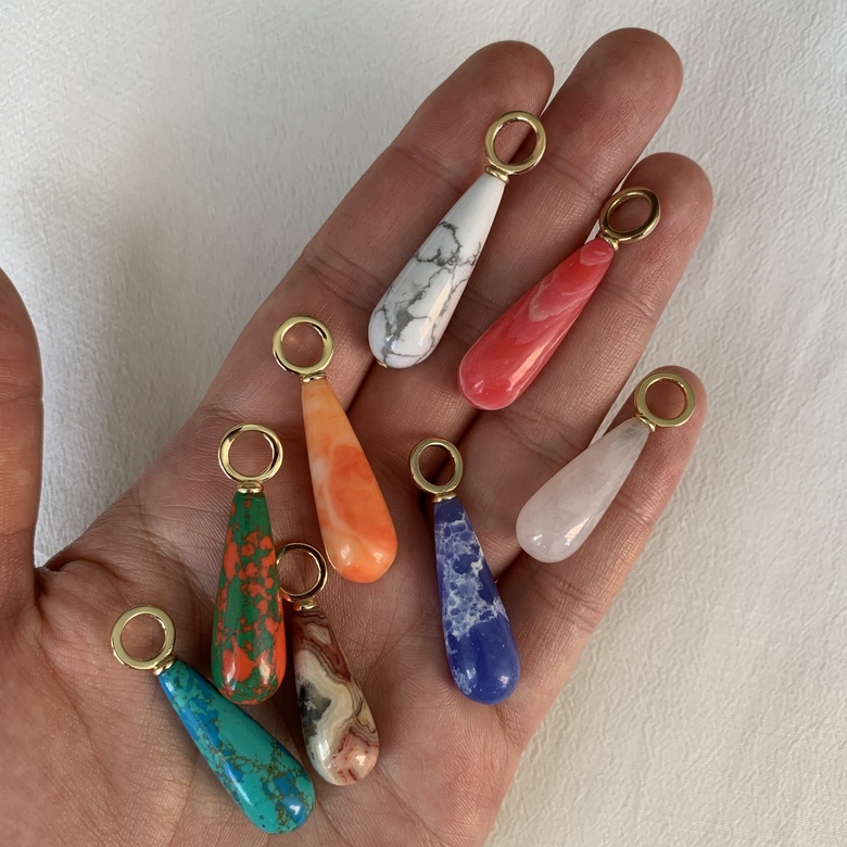 Подвеска Капля вытянутая