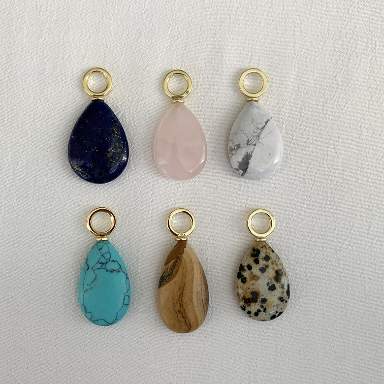 Подвеска Капля плоская