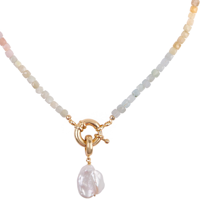 Колье из Берилла RAW