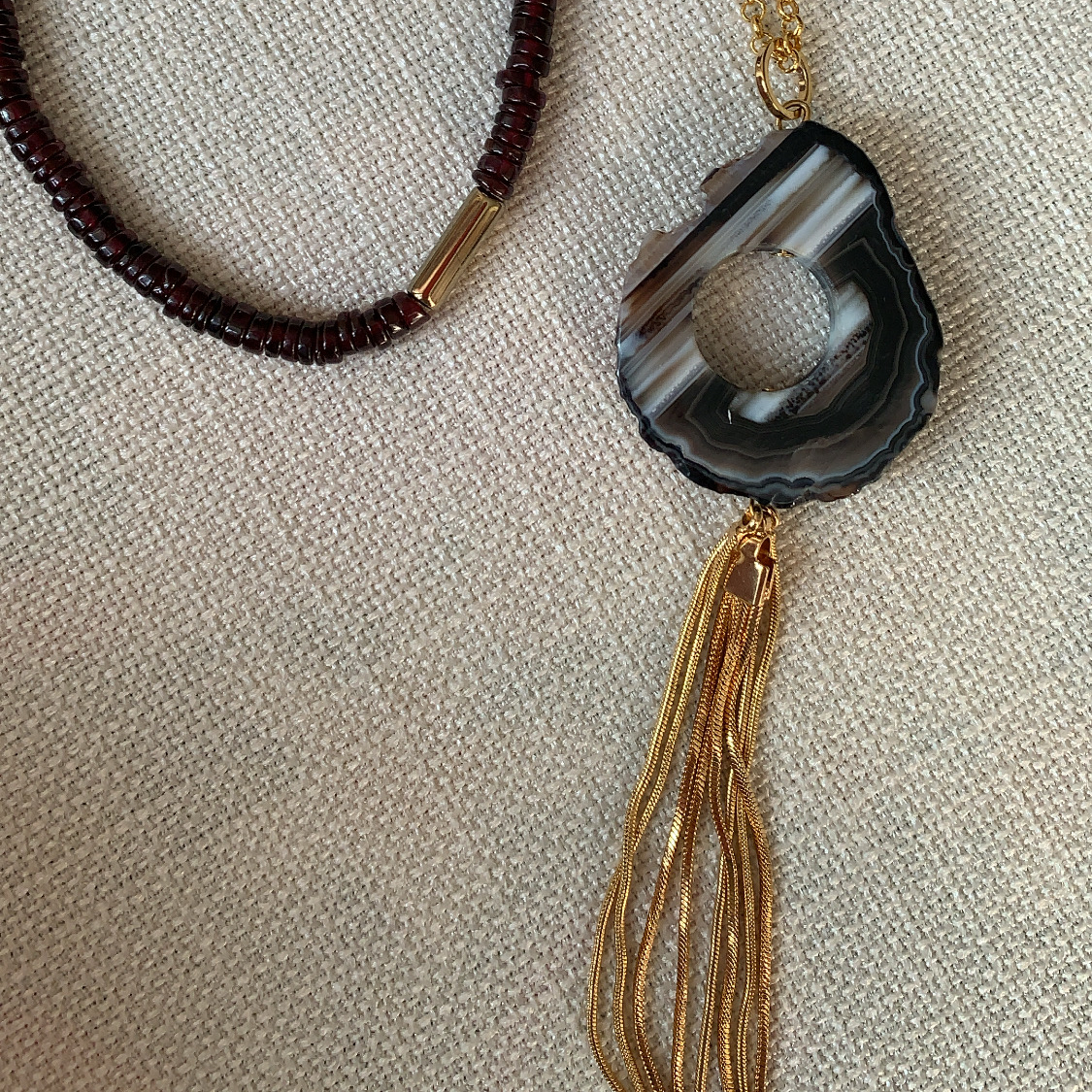 Цепь с кулоном из Агата