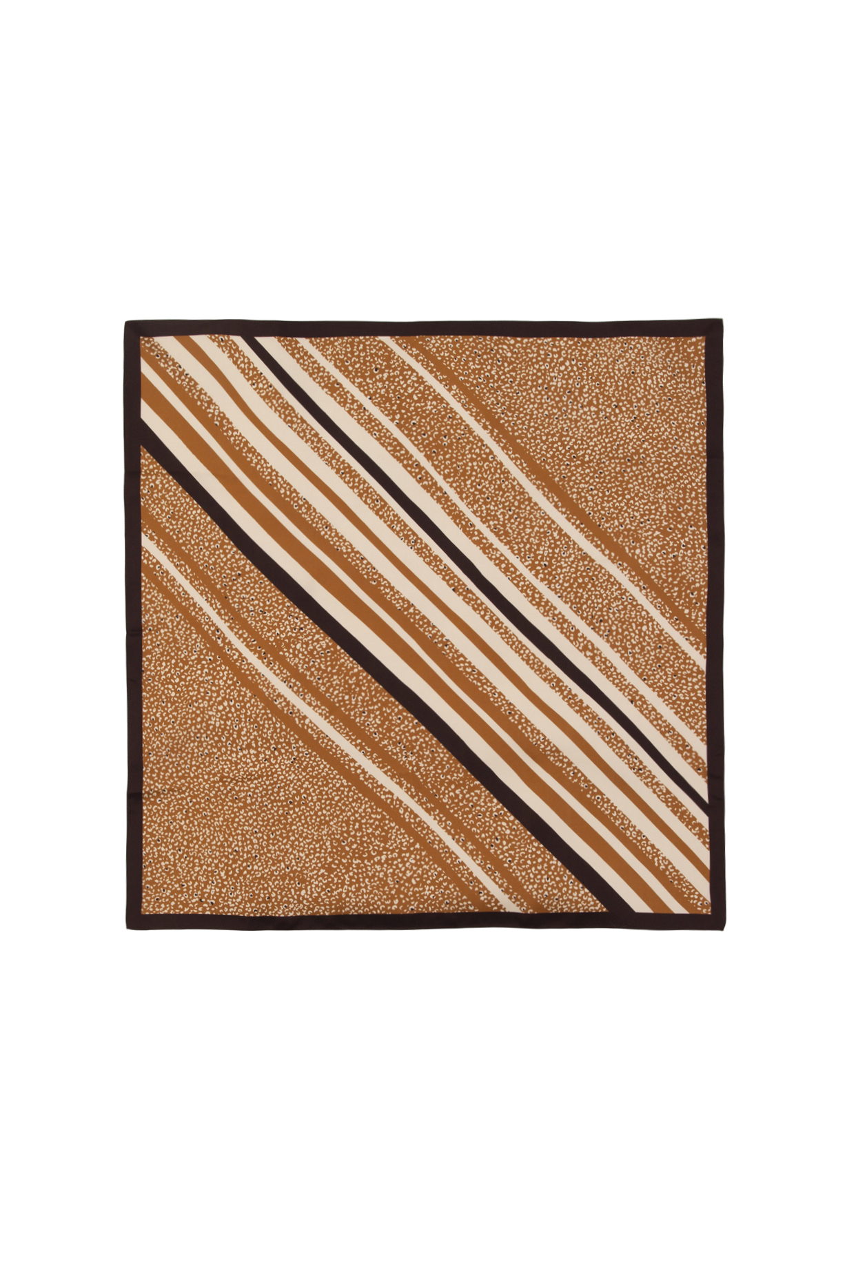 Платок леопард с полоской