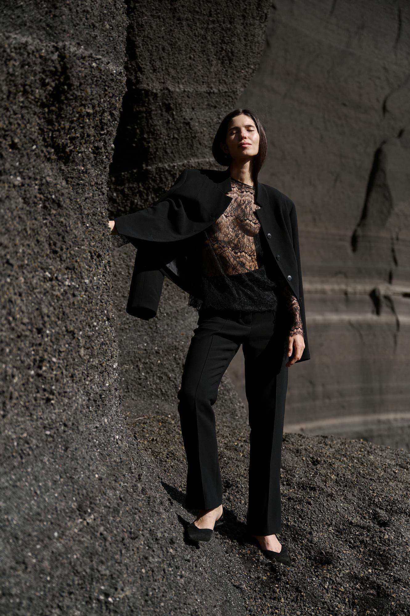 Брюки из шерсти  AGATA