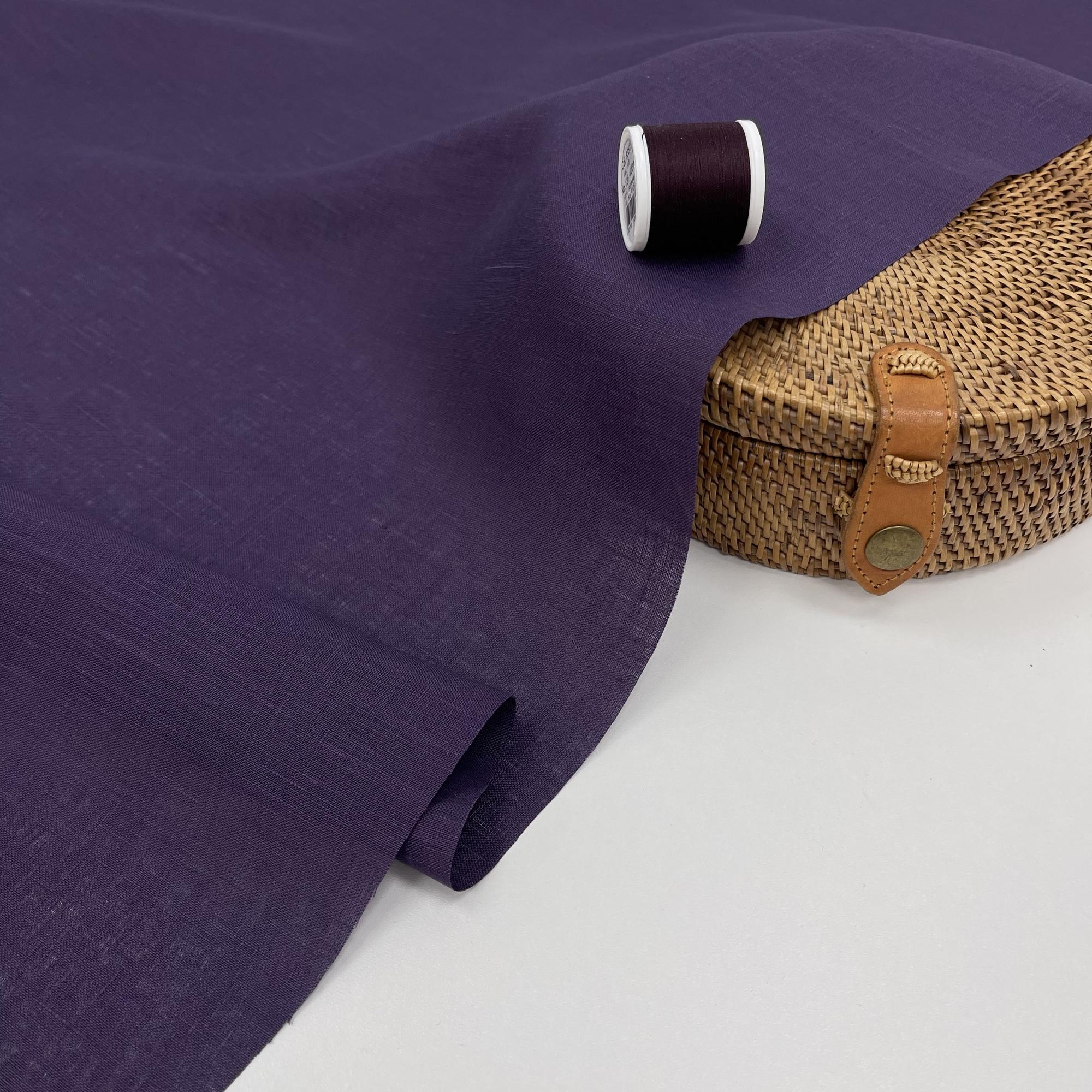 Лен с шелковым финишем. Багряный диск