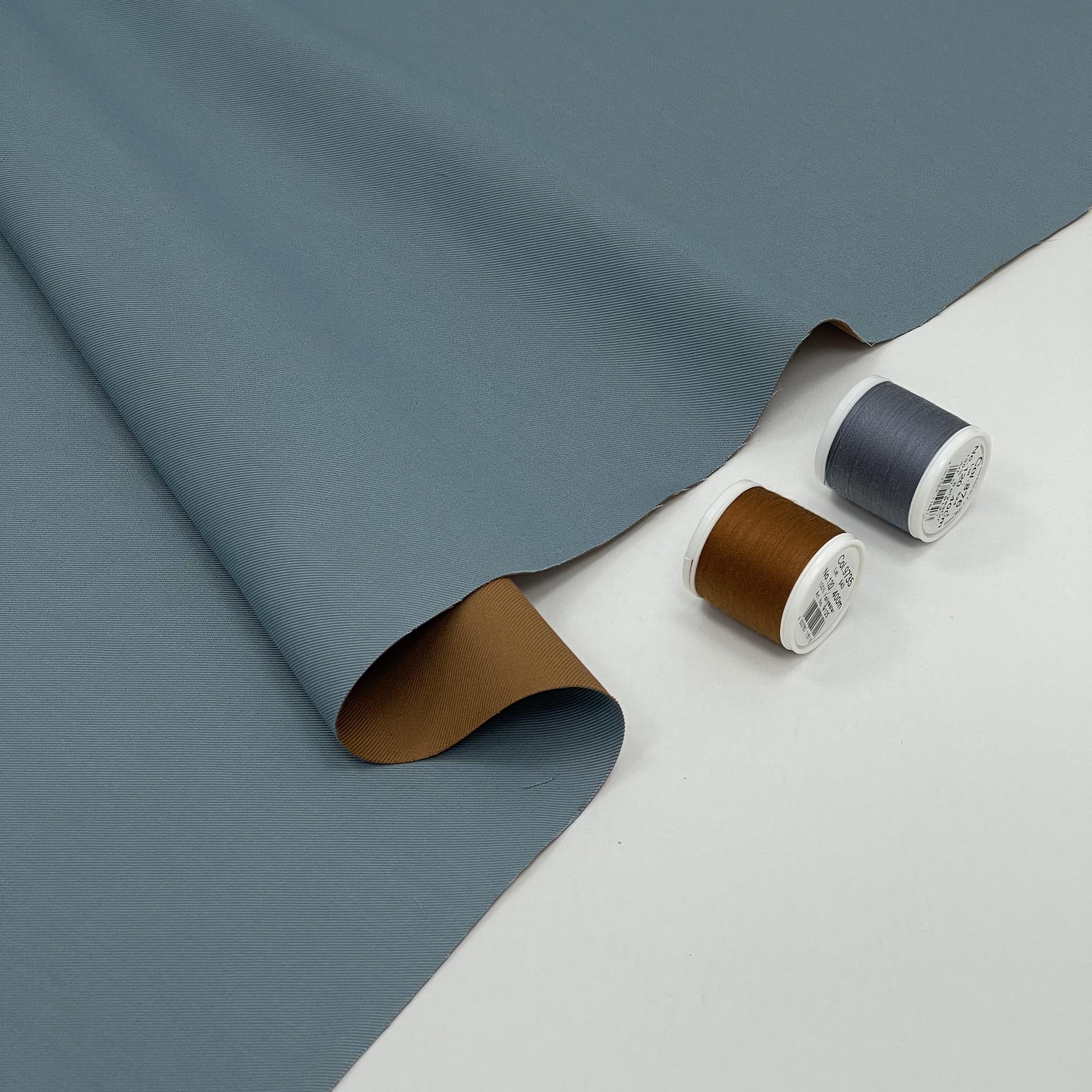 Двухцветный габардин. Облака с корицей