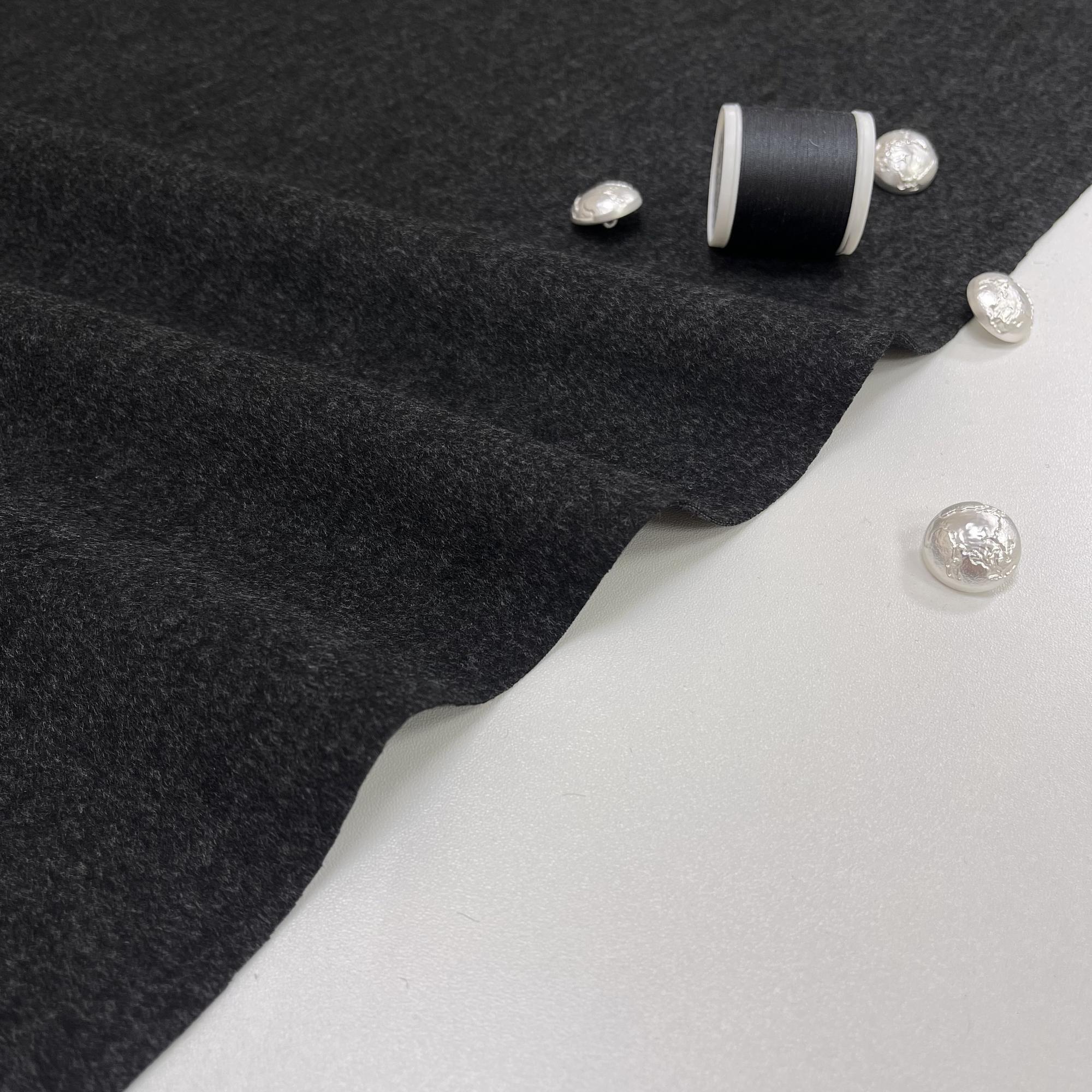 Дабл трикотаж с альпакой. Антрацит