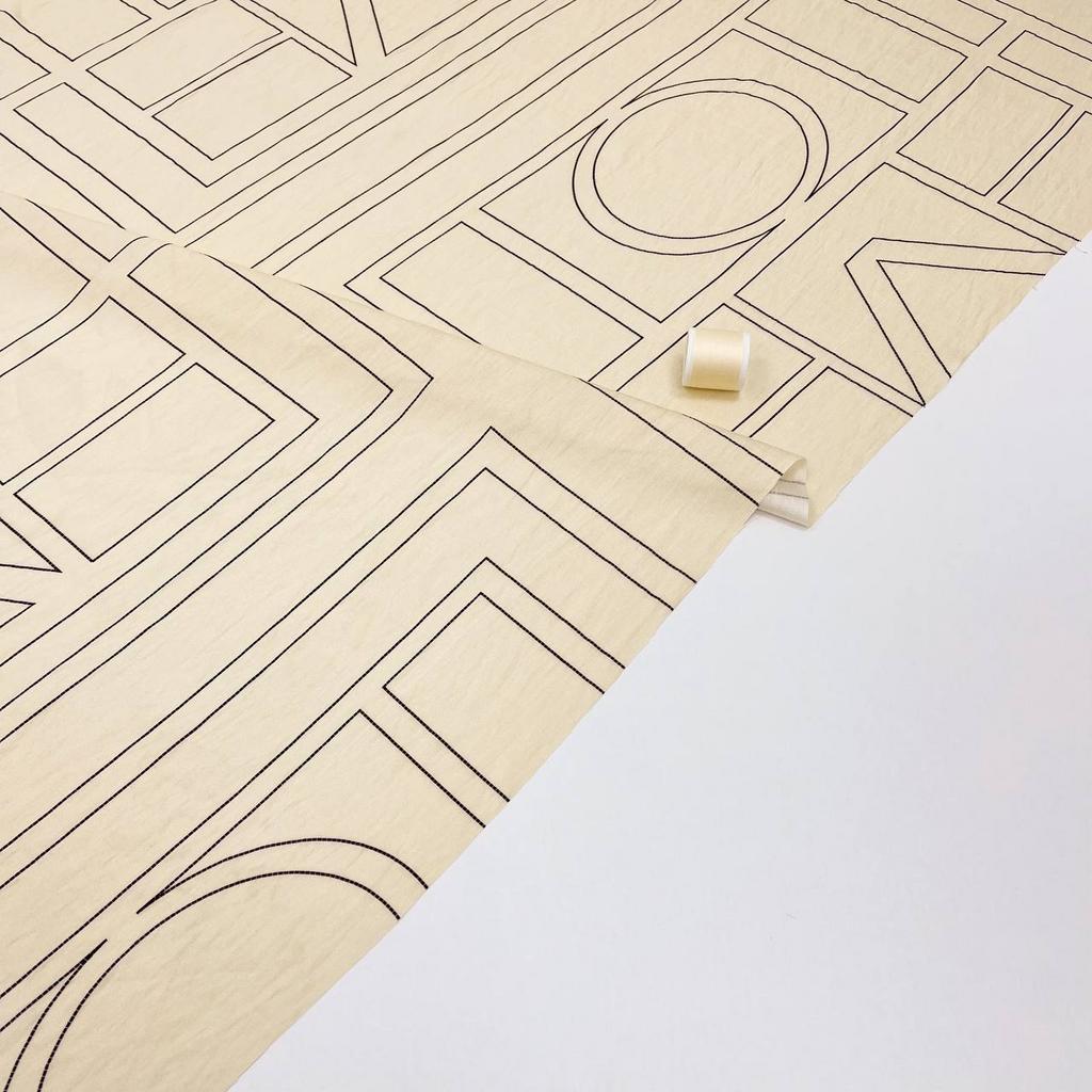 Плательный шелковистый хлопок. Слоновая кость