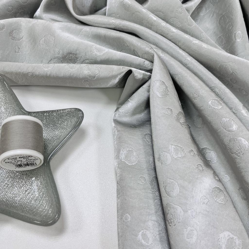 Жаккардовый ацетатный шелк. Речной ил