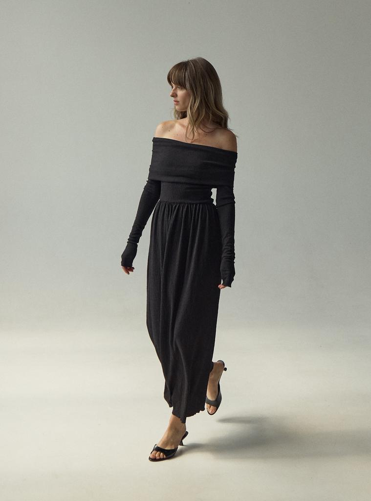 Платье с драпировкой