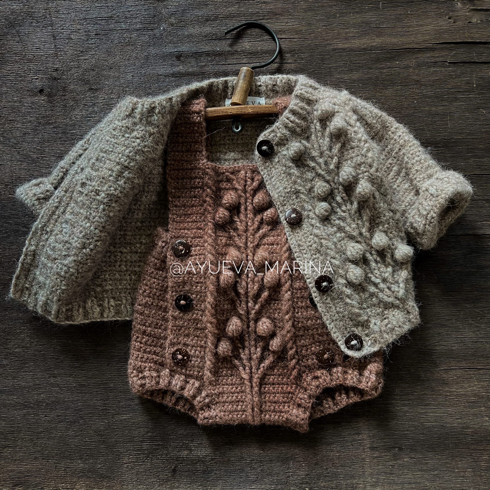 Описание #currant_romper_crochet + Описание #currant_cardigan_crochet