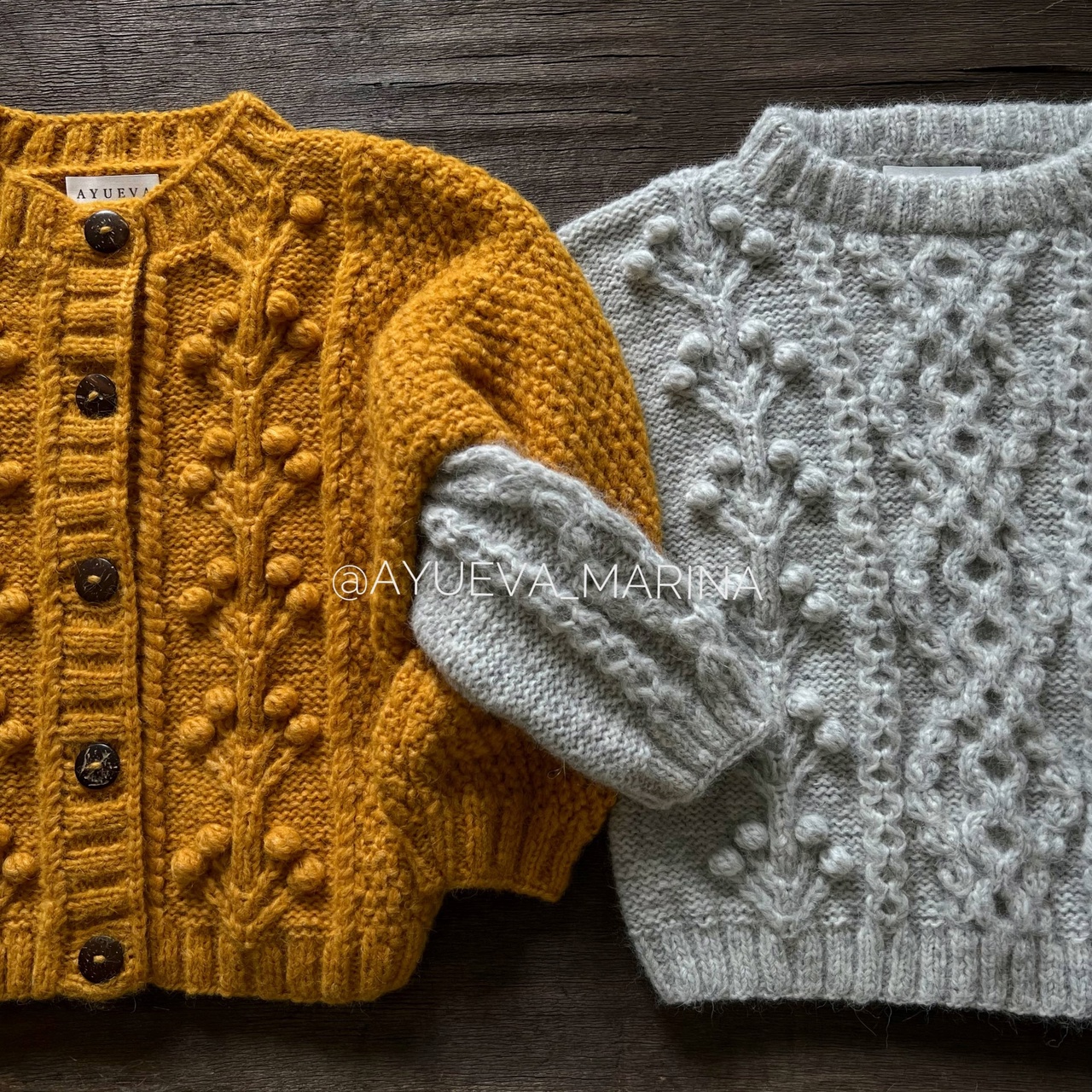 Описание #currant_sweater + Описание #currant_cardigan
