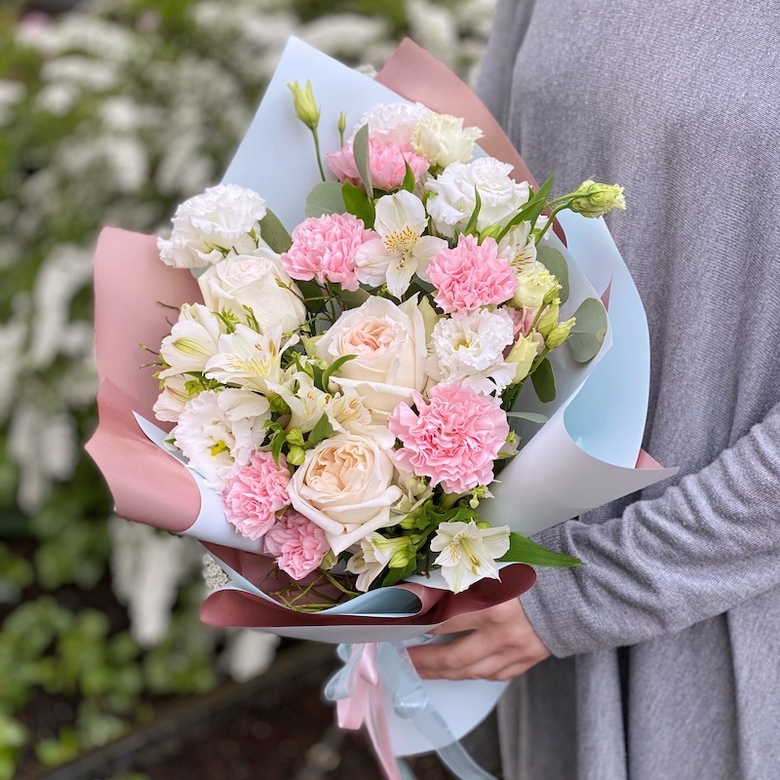 Букет цветов "Пломбир"