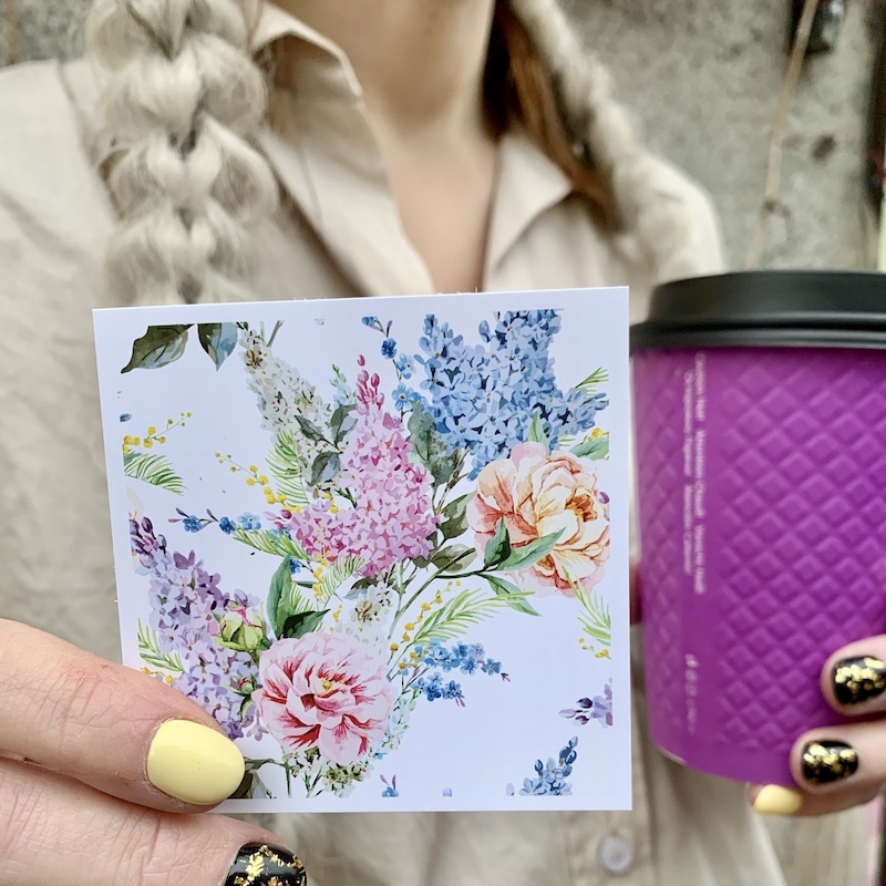 Мини открытка