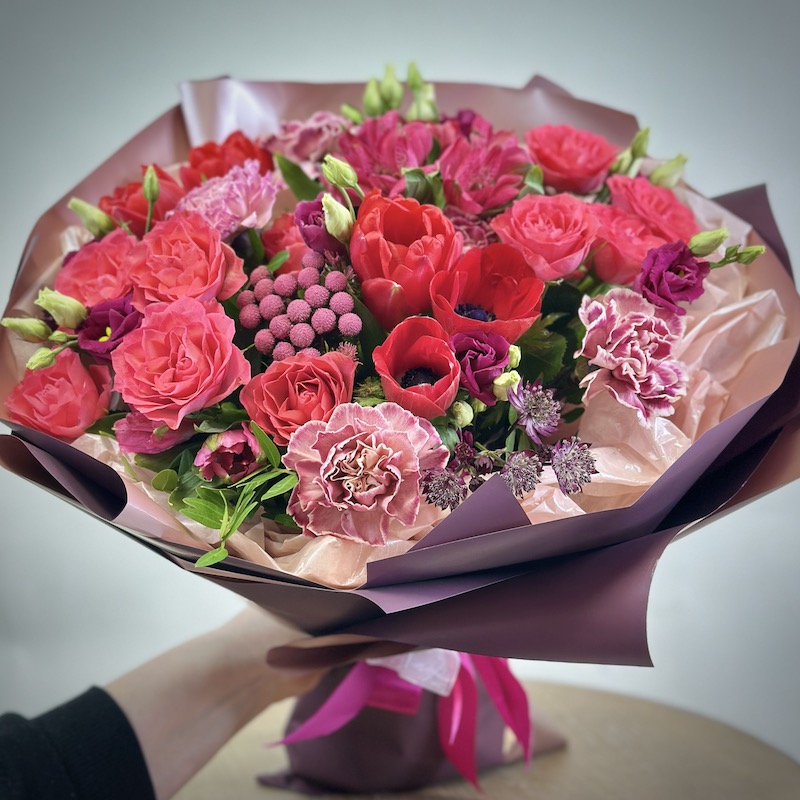 Букет цветов "Марсельеза"