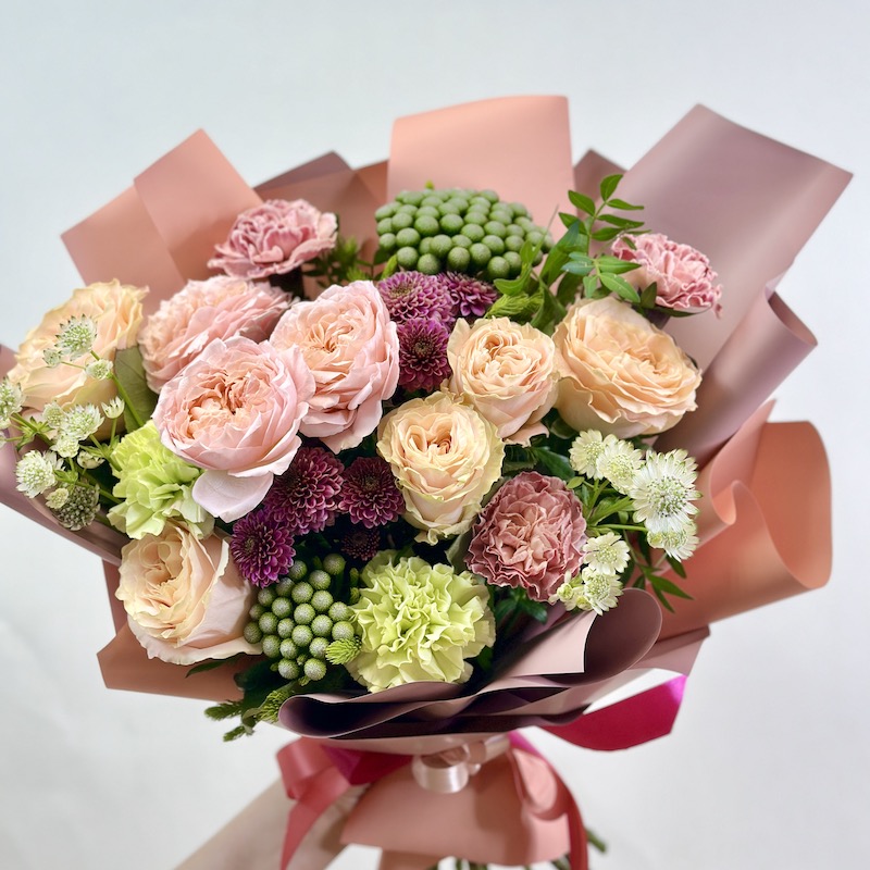 Букет цветов "Морошковый ликер"