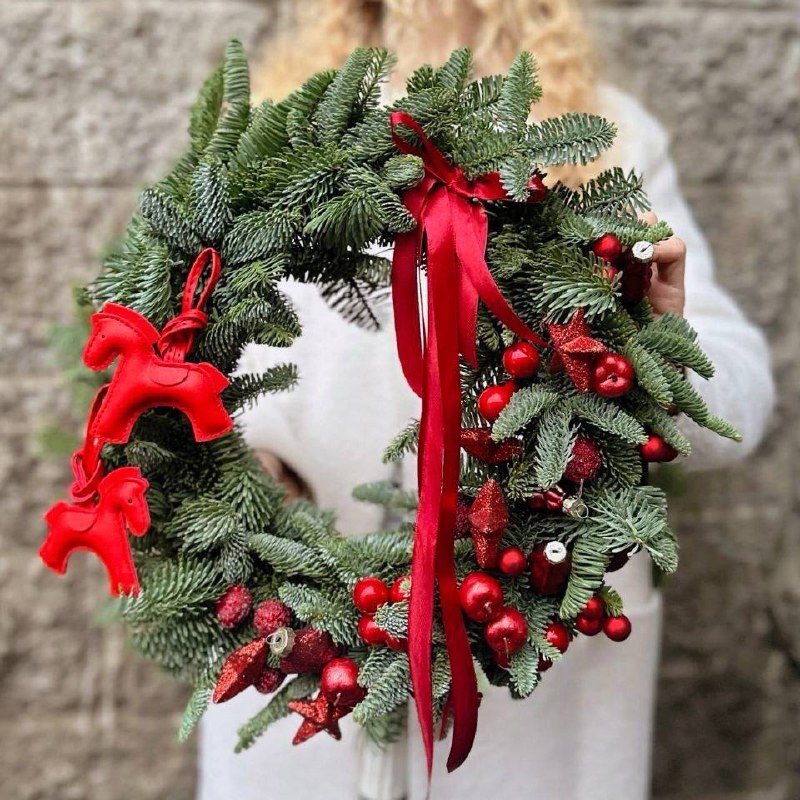 Венок "Рождественский экспресс"