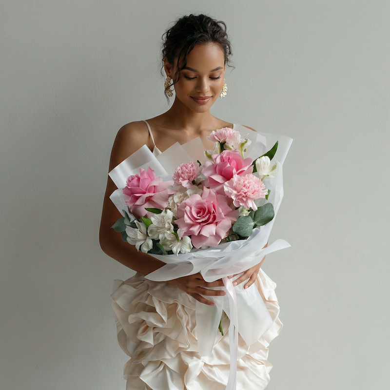 Букет цветов "Нежное прикосновение"