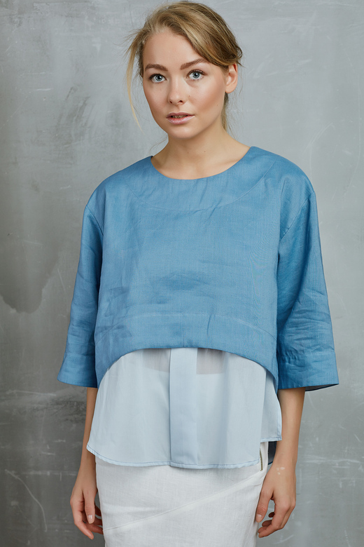 Блуза "Та самая", синее небо