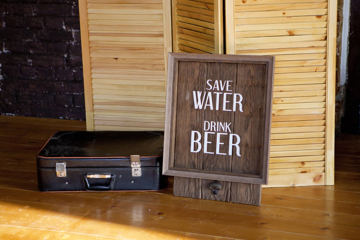 Копилка Save water Drink beer