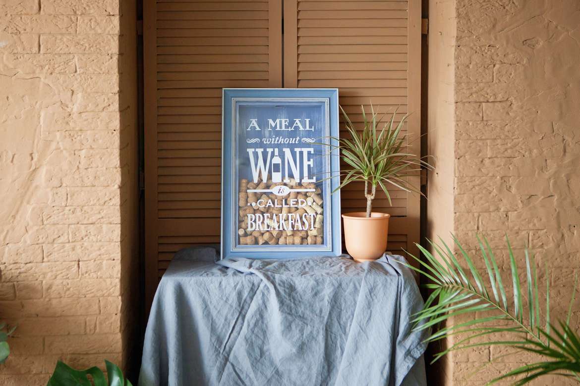 Копилка  "A meal without wine is called breakfast"