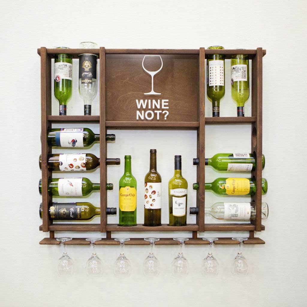 Полка для винных бутылок