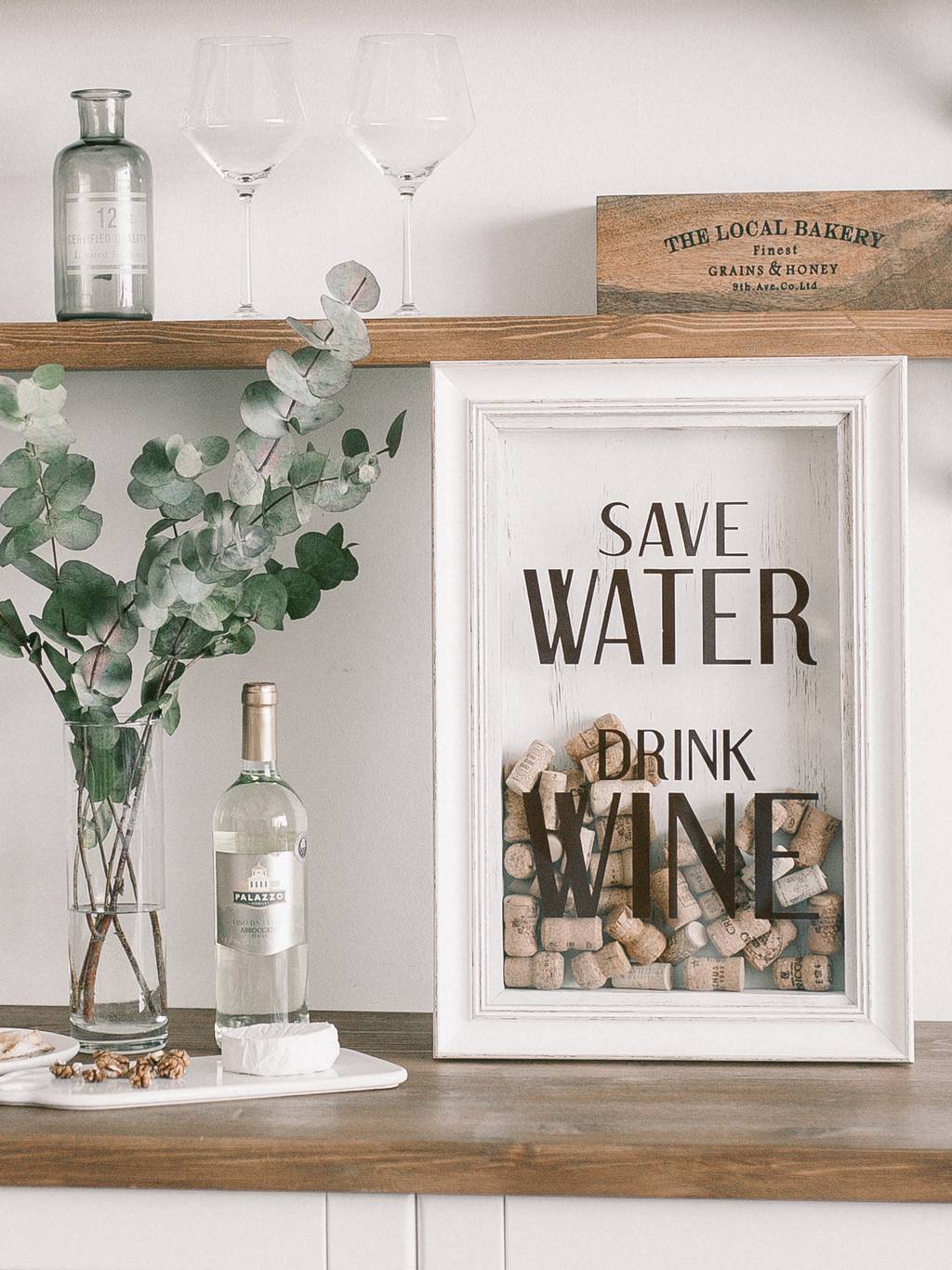 Копилка "Save water Drink wine"
