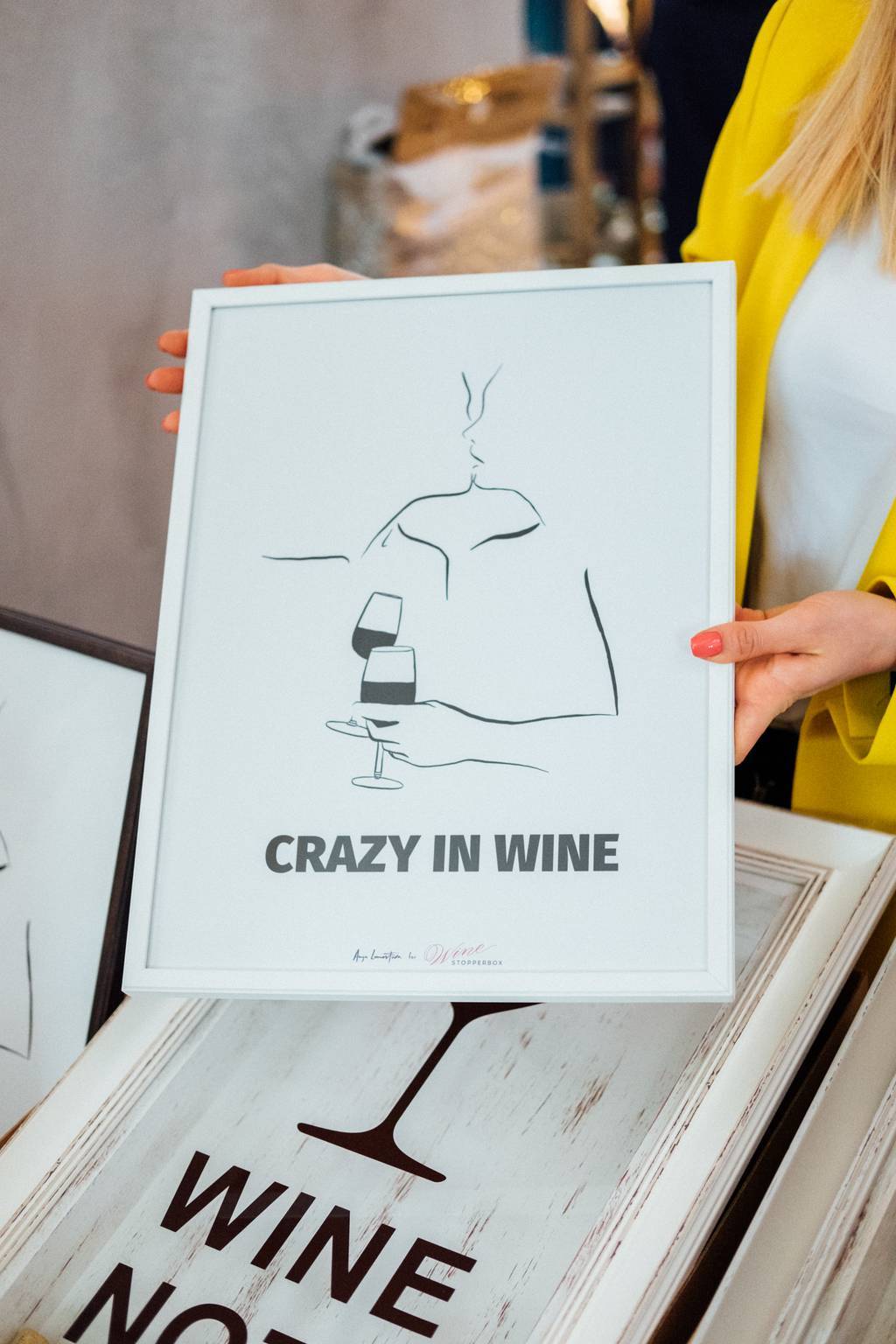 Постер "Crazy in wine"