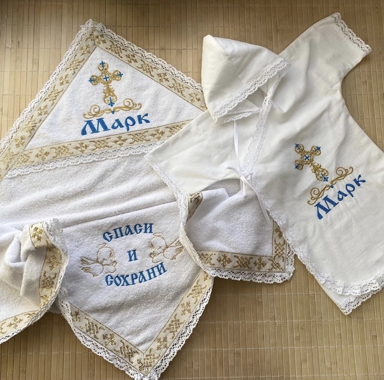 Крестильный набор "Русский стиль"