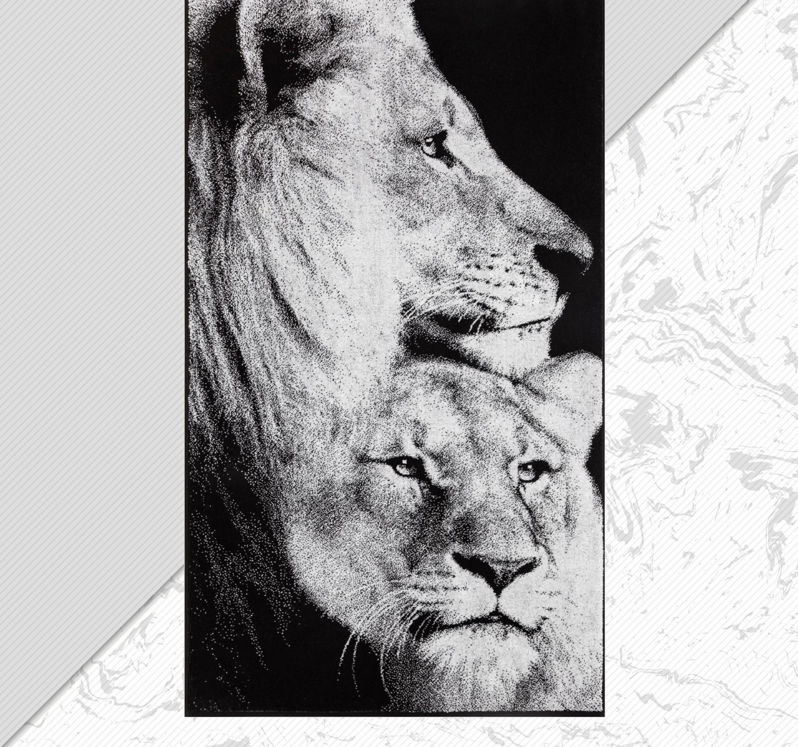 Полотенце махровое "Львы" 70х130 см