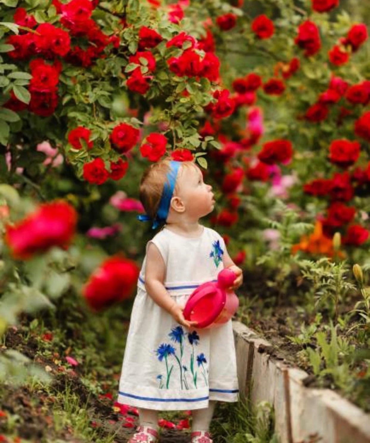 Платье детское "Васильки"