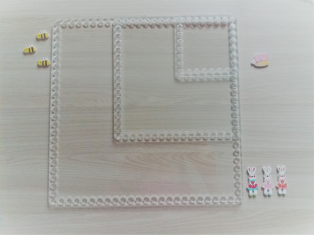 Дно "Квадрат" прозрачный пластик - 15 см