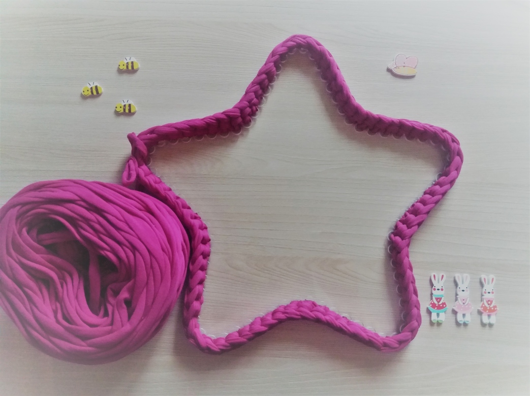 Дно "Звезда" прозрачный пластик - 30 см