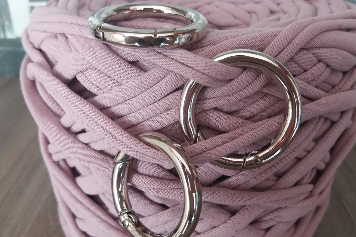 Кольцо карабин 35мм/25мм внешний/внутренний диаметр. Никель