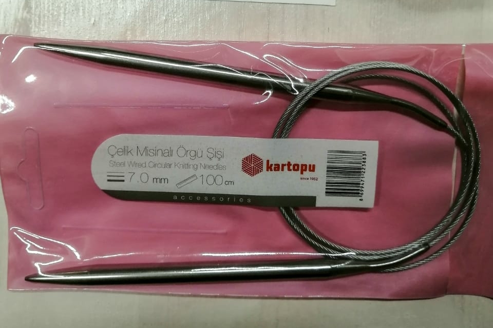 Круговые спицы 7 мм, 100 см