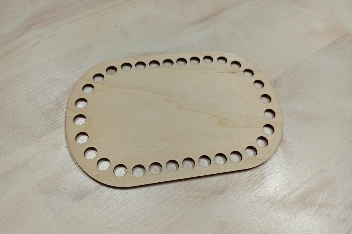 Донышки деревянные для корзиночек