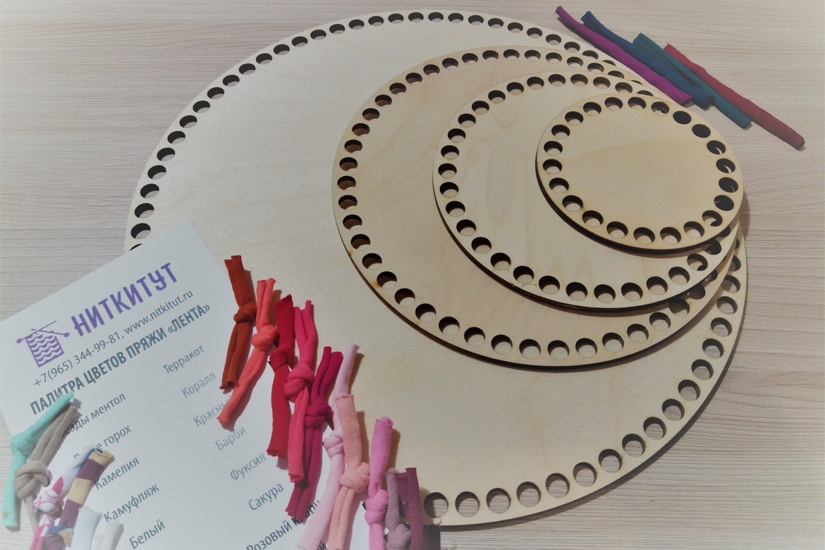 Деревянное дно круг