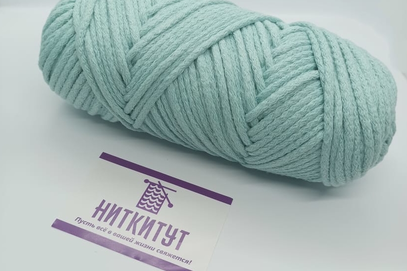 Шнур хлопковый 5 мм Мятный